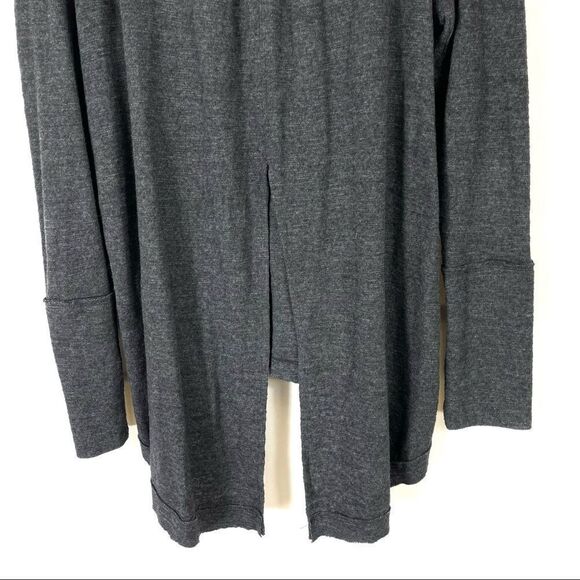 Free People Stone Cold Split Back Turtleneck Gray - Picture 13 of 16